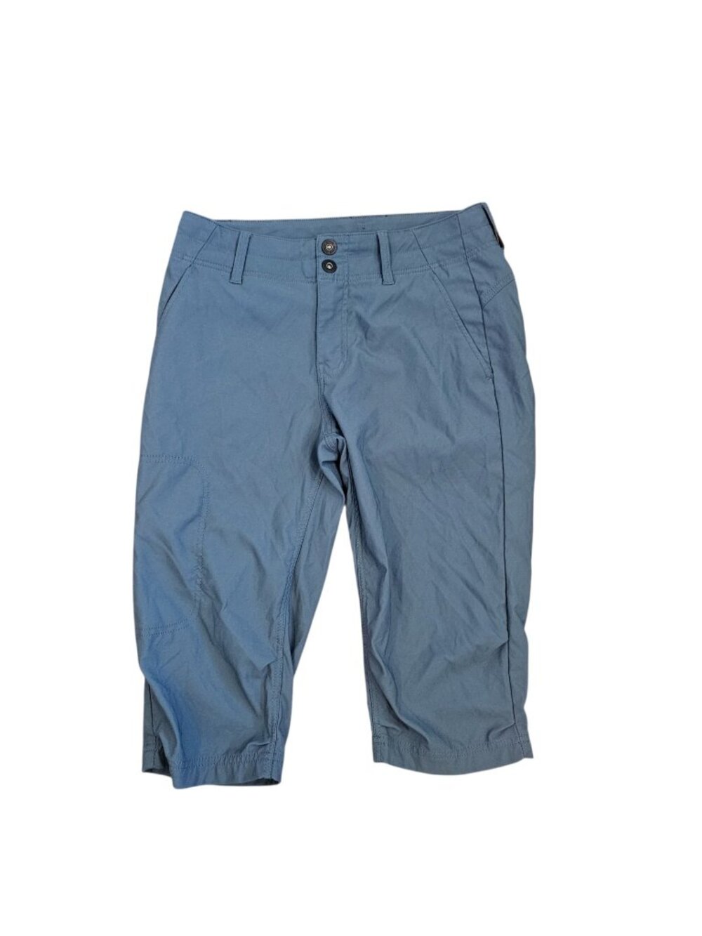Prana Alana Knickers Capris Pants Slate Blue Womens Sz 10 Hiking
